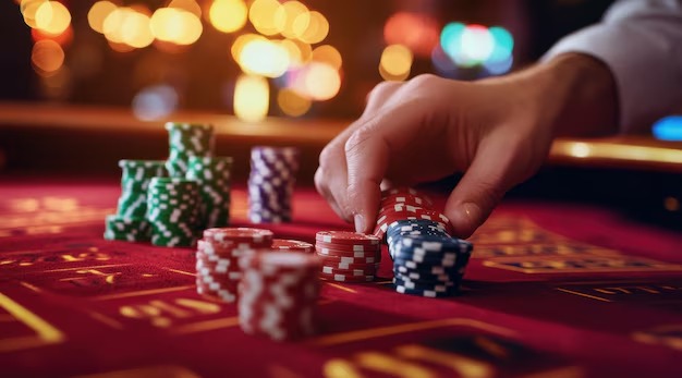 Andar Bahar table with multiple camera angles showing dealer, cards, and betting interface